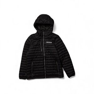 Black Hooded Puffer Jacket
